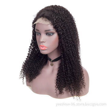 2021 Super quality unprocessed human hair lace front wigs curly brazilian hair wigs human hair wigs for black women